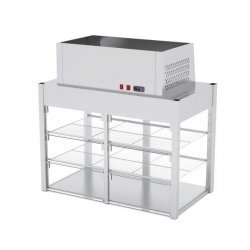 Vitrina autoservicio refrigerada base aislada GN 3/1 - 1829