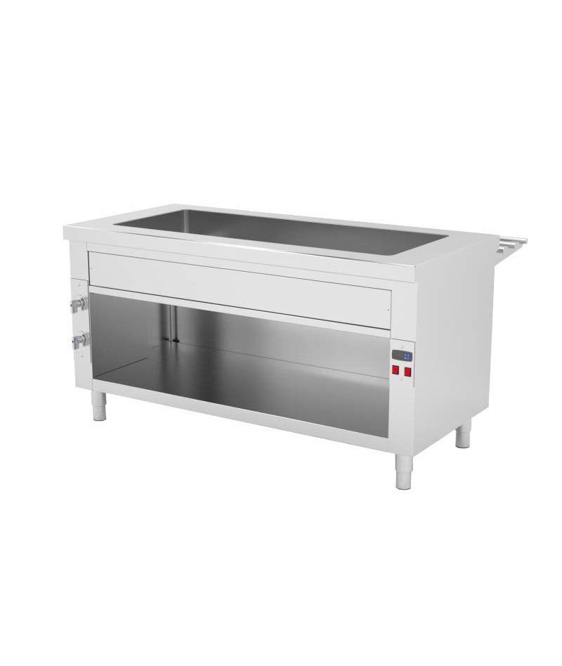 Mueble autoservicio self service con baño maría GN
