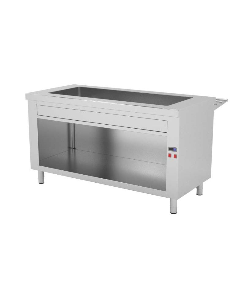 Mueble autoservicio self service con baño maría seco