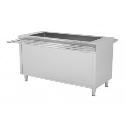mueble autoservicio self-service baño maría húmedo isla central - 1857