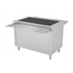 mueble autoservicio self-service placa caliente vitrocerámica isla central - 1865