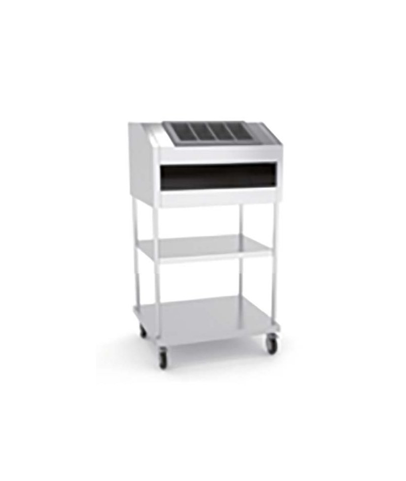 Mueble autoservicio self service bandejero, cubertero, panero