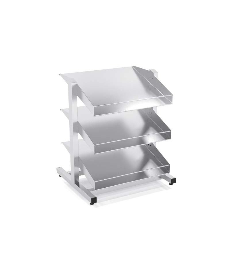Dispensador de pie autoservicio self service 6 niveles para vasos