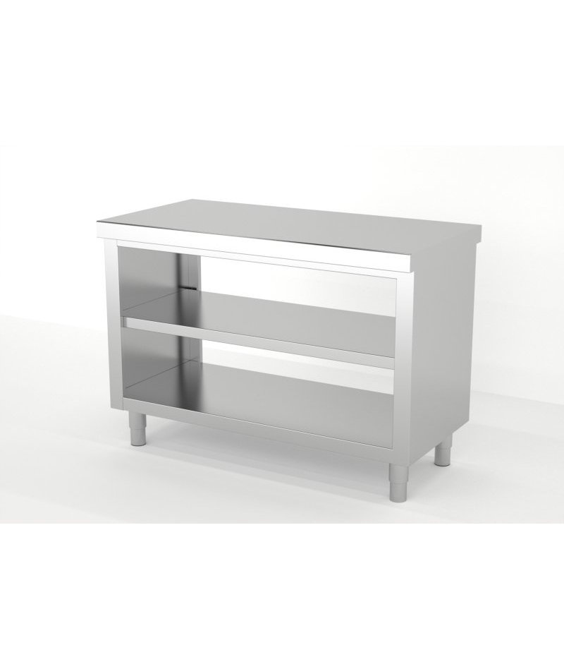 Mueble neutro central abierto por las 2 caras - Fondo 600 Altura 600