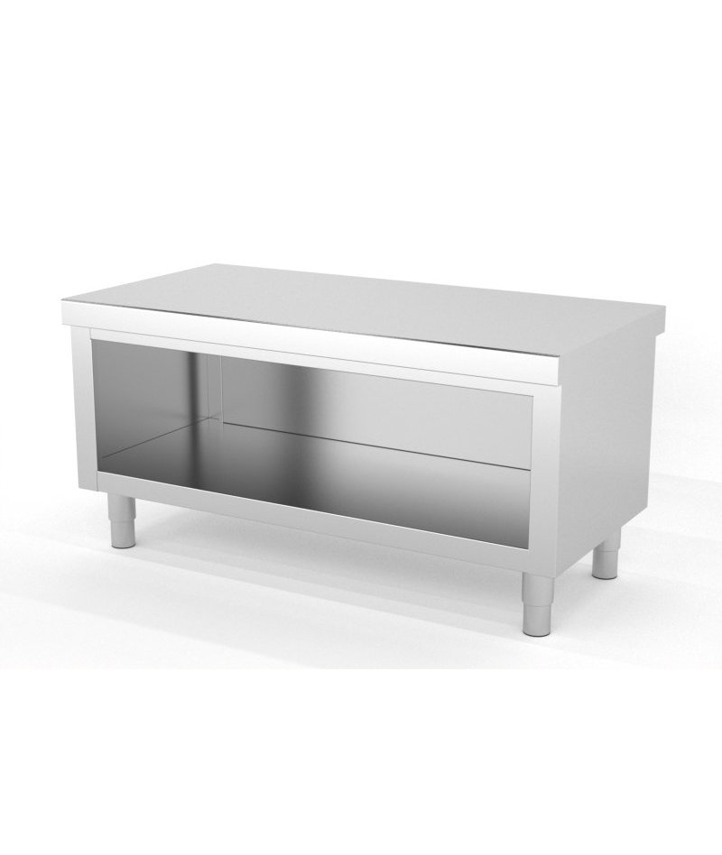 Mueble neutro central abierto por 1 cara - Fondo 600 Altura 600