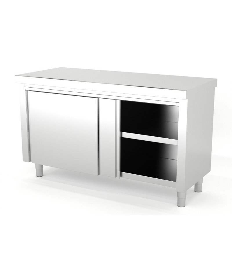 Mueble neutro central con puertas correderas - Fondo 700 Altura 850