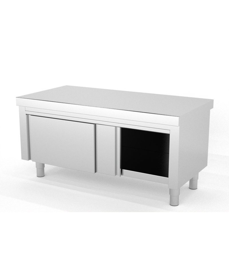 Mueble neutro central con puertas correderas - Fondo 700 Altura 600