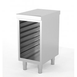Mueble neutro central con guías GN1/1 Dimensiones(mm): 400x600x850 - guías: 1