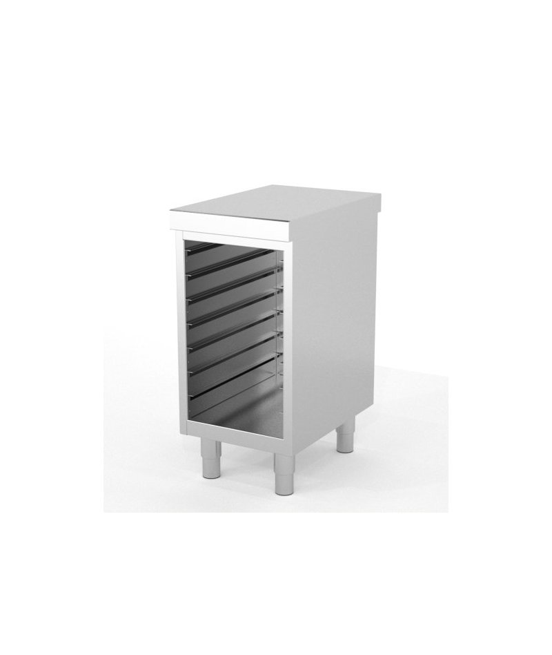 Mueble neutro central con guías 600x400 mm