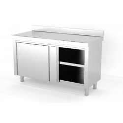 Mueble neutro mural estándar estante intermedio puertas correderas FONDO 600 Dimensiones(mm): 1000x600x850