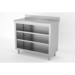 Mueble contramostrador mural estándar 2 estantes FONDO 600 Dimensiones(mm): 800x600x1050