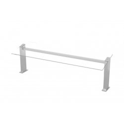 Pantalla buffet con luz LED tubo rectangular GN - IDB36121
