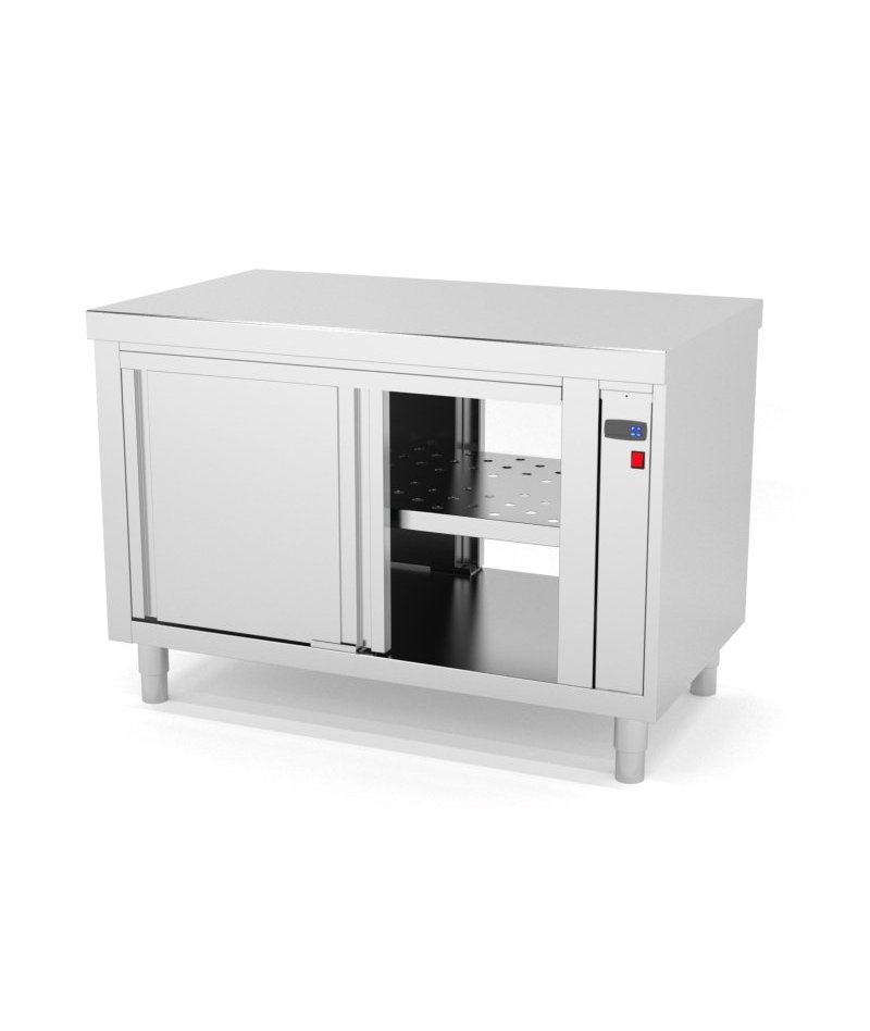 Mueble central caliente con puertas correderas pasantes - Fondo 700
