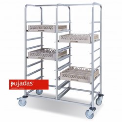 Carro para cestas de Vajillas