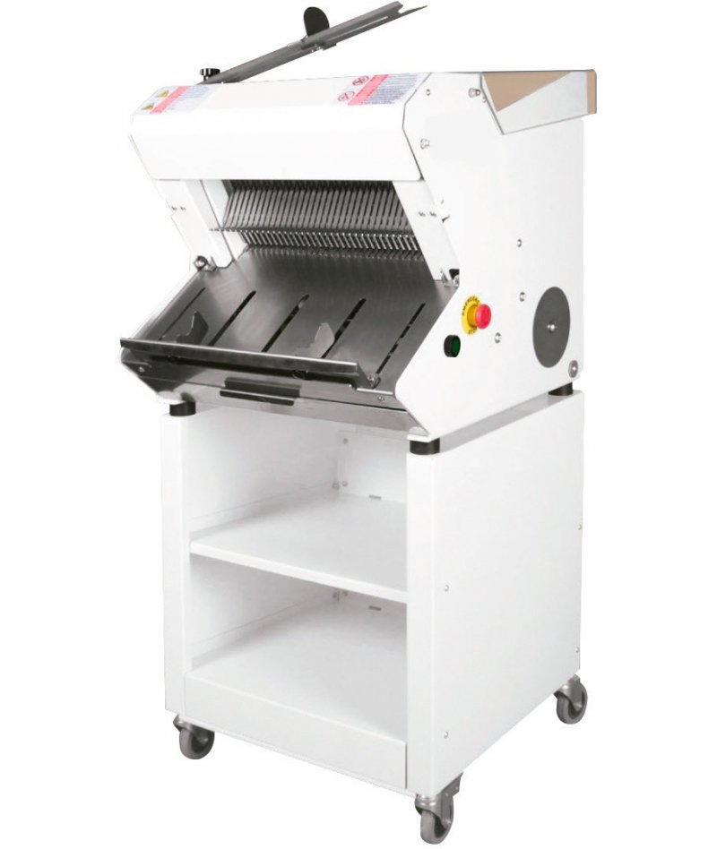 Cortadora de pan semiautomatica con base y carga inclinada S4SB/S5SB