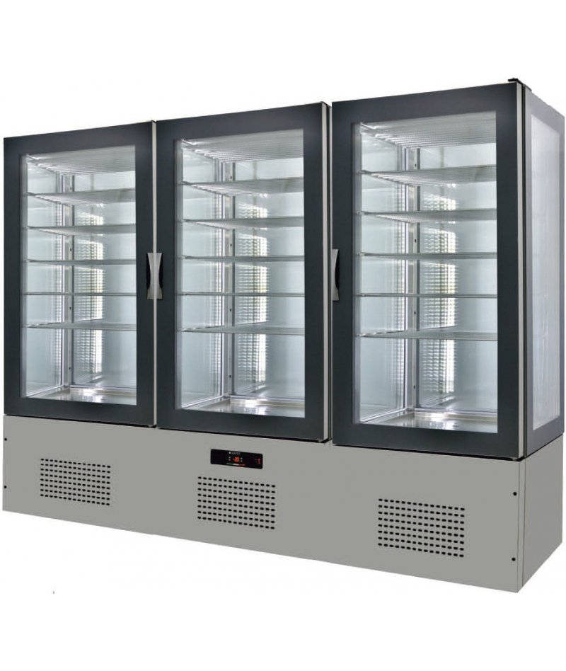 Armario de cristal refrigerado 2460x660x1960 SFL25-3