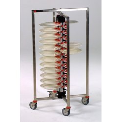 Porta platos de carro plegable para hosteleria Plate Mate de 48 platos