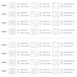 Horno a gas OEM SG99/1 9 Pizzas de 30 Ø