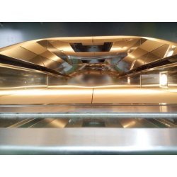 Horno de pizza profesional a gas de alto rendimiento con triple quemador. 4 pizzas de 36cm Ø G4/72