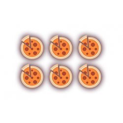 Horno de pizza profesional a gas de alto rendimiento con triple quemador. 6 pizzas de 36cm Ø G6/108