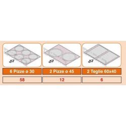 Horno OEM Domitor PRO 630LEM Electromecánico 6 Pizzas de 30 Ø