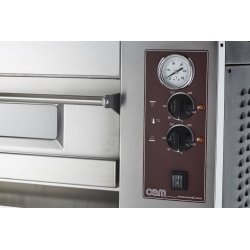 Horno OEM Domitor PRO 830EM Electromecánico 4+4 Pizzas de 30 Ø Monoblock