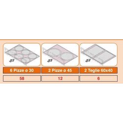 Horno OEM Domitor PRO Digital 630LDG 6 pizzas de 30 Ø