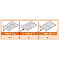 Horno OEM Domitor Digital 630SDG 6 pizzas de 30 Ø