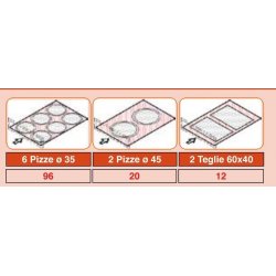 Horno OEM Millenium Valido 1235SB EM 6+6 pizzas de 36 Ø