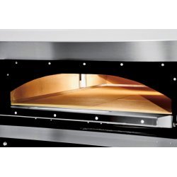 Horno 9 pizzas de 36cm Ø FR108-9 Cámara totalmente en piedra refractaria