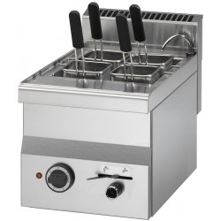 Cuece pastas eléctrico de 1 cuba de 14 Litros. Profesional