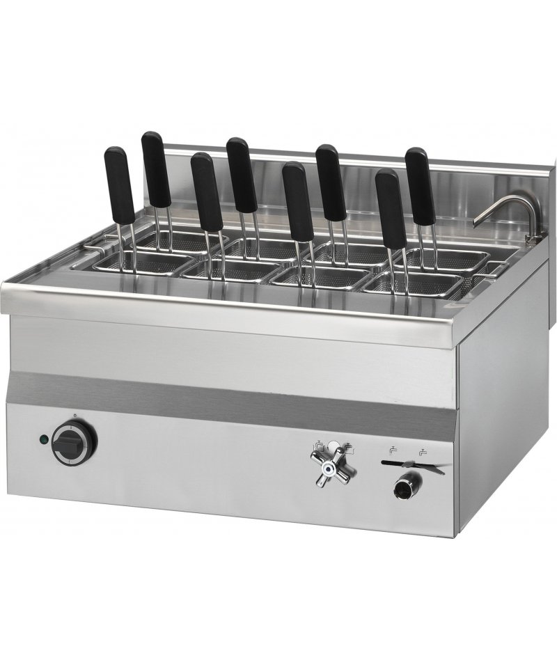 Cuece-pastas eléctrico 30 Lt 8 cestas 1/8
