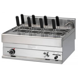Cuece pastas eléctrico de 1 cuba de 40 Litros. Sobremesa. Profesional