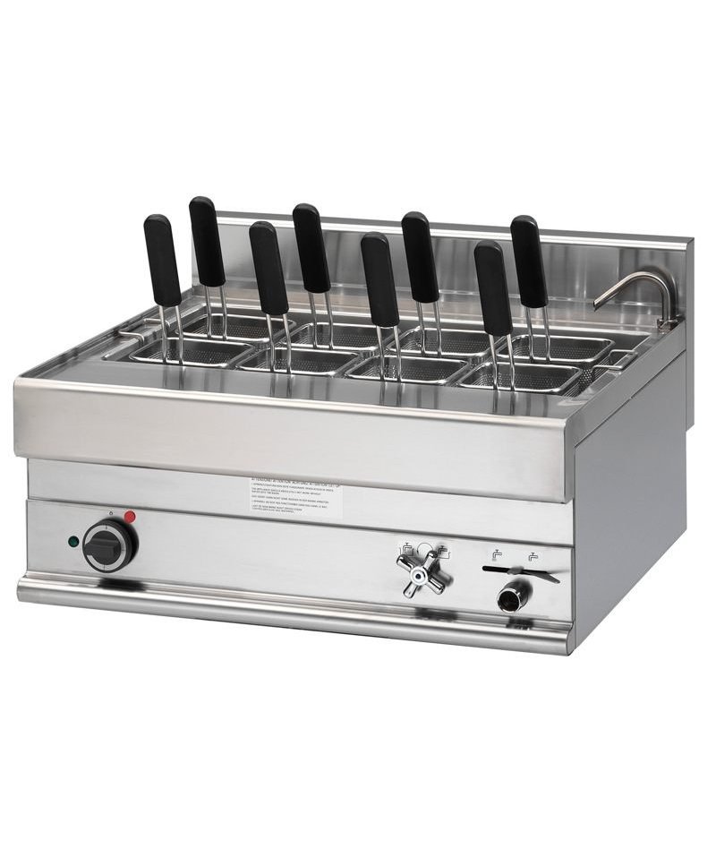 Cuece-pastas eléctrico 40 Lt 8 cestas 1/4