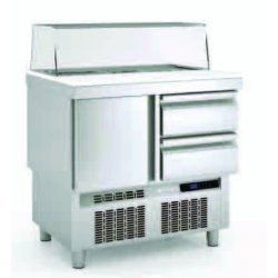 Mesa fría para ensaladas GN1/1