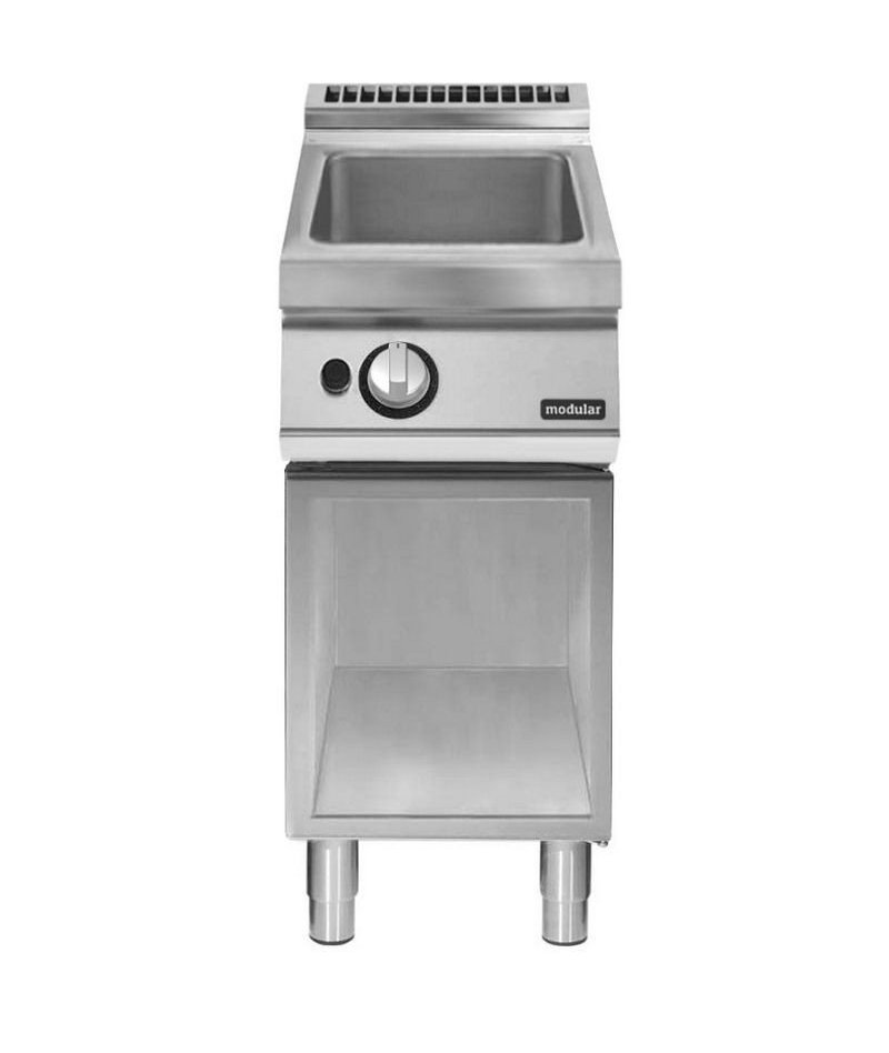 Baño maría de Gas Fondo 900 GN 1/1 + GN 1/3 Base abierta Pratika