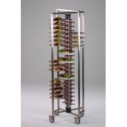 Porta platos de carro plegable para hosteleria Plate Mate de 84 platos