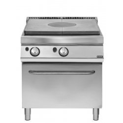 Placa radiante a gas con horno gas GN 2/1 Fondo 900 Serie Pratika