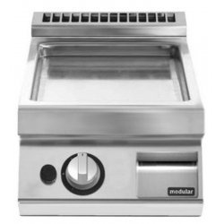Plancha a gas lisa cromada de sobremesa PK 70/40 FTGS-CR-T
