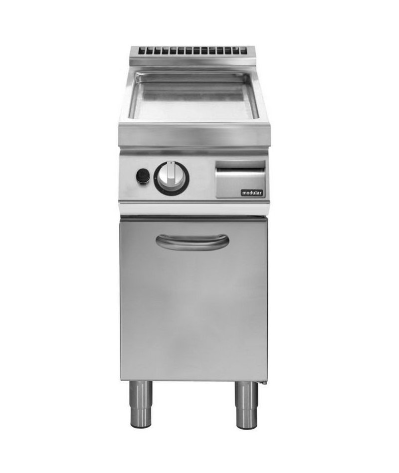 Plancha a gas lisa de base con puerta PK 90/40 FTGS-P
