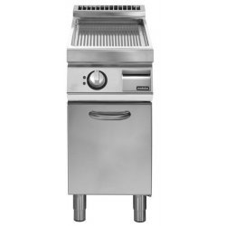 Plancha eléctrica ondulada de base con puerta PK 90/40 FTRES-P