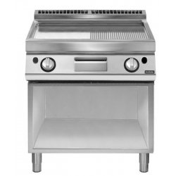 Plancha a gas mixta de base abierta PK 90/80 FTRGS