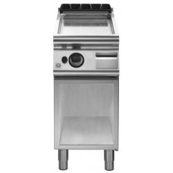 Plancha a gas lisa de base abierta EM 70/40 FTGS