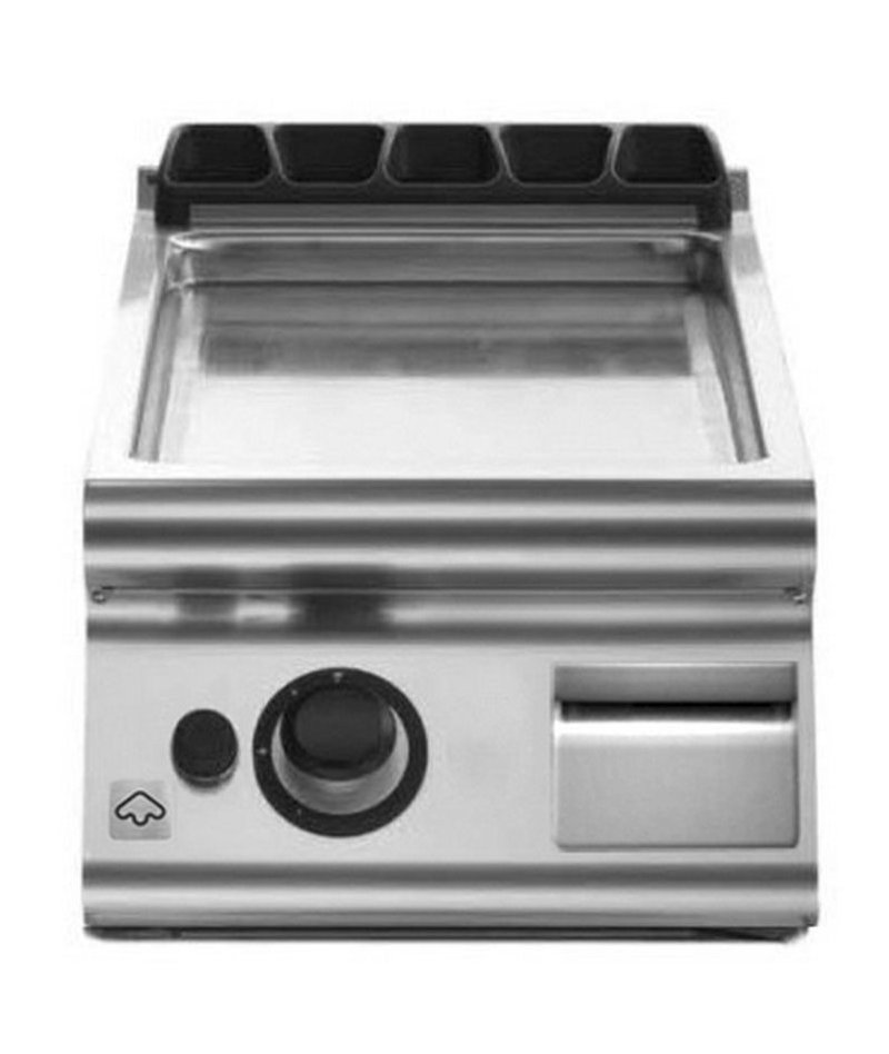 Plancha a gas lisa cromada de sobremesa EM 70/40 FTGS- CR-T