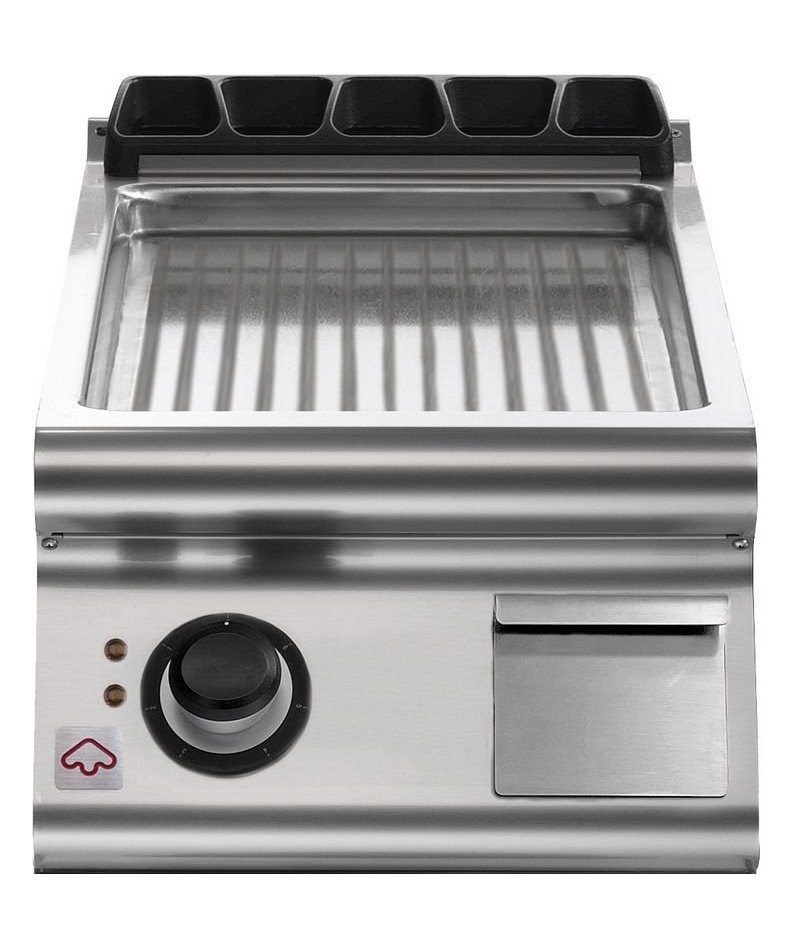 Plancha eléctrica ondulada de sobremesa EM 70/40 FTRES-T