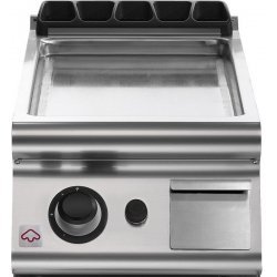 Plancha a gas lisa de sobremesa Extreme EM 70/40 FTG-T