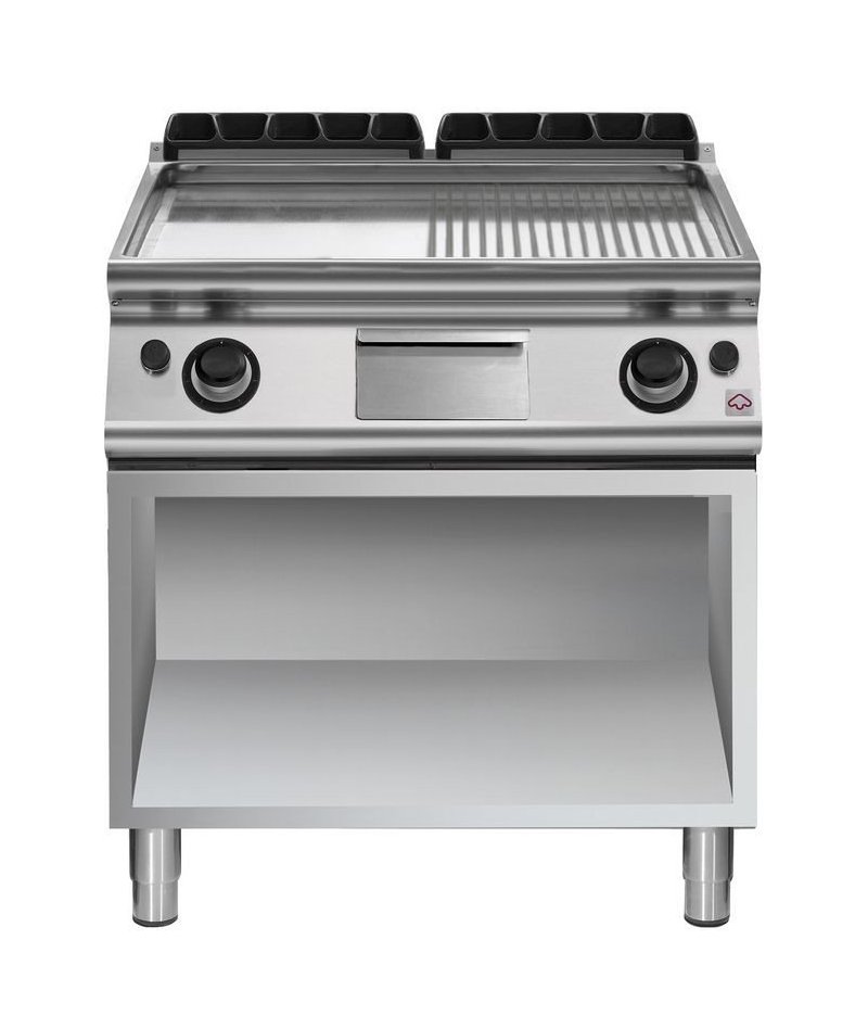 Plancha a gas mixta sobre base Extreme EM 70/80 FTRG