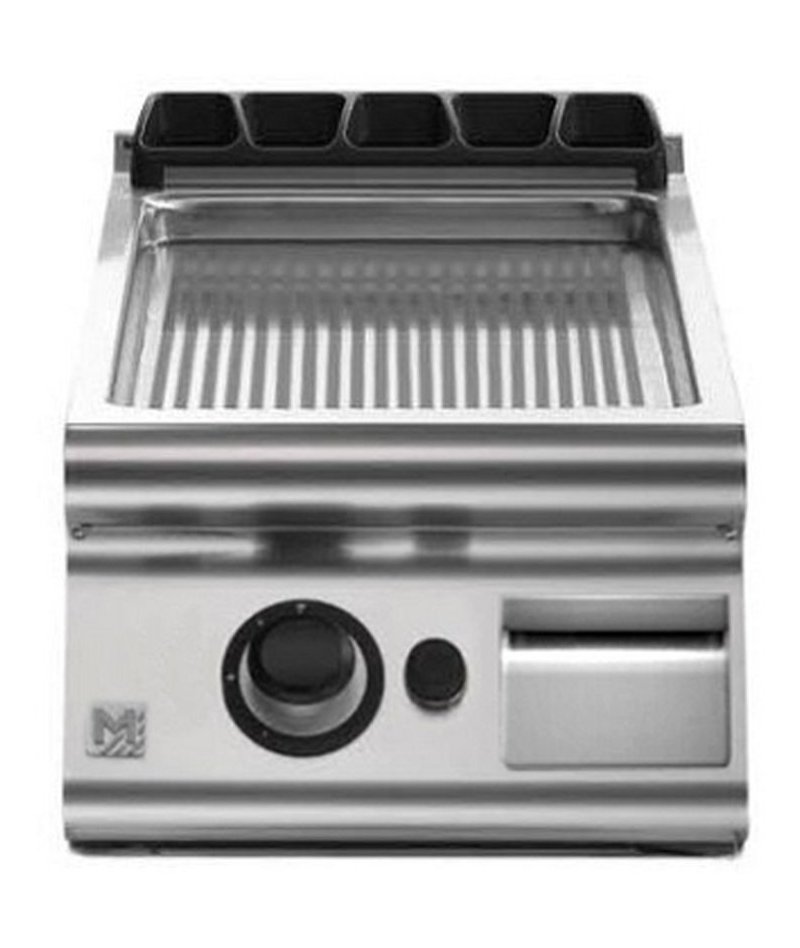 Plancha a gas ondulada de sobremesa EM 90/40 FTRGS-T