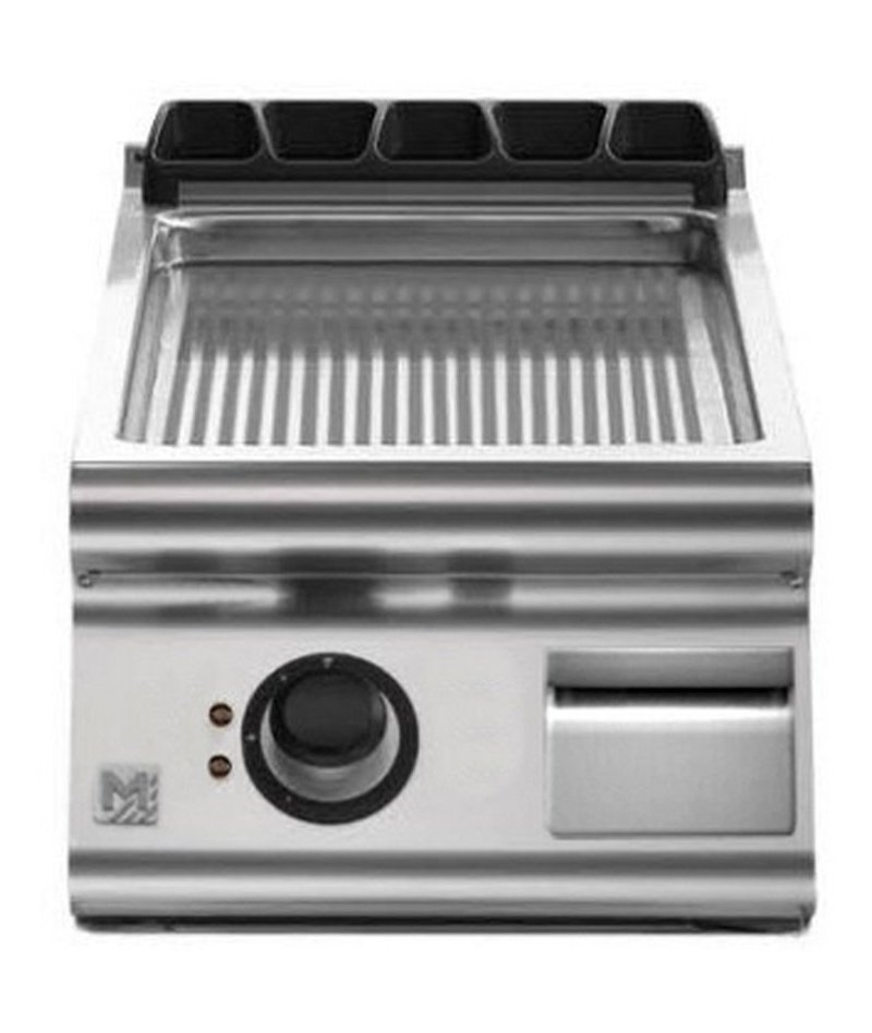 Plancha eléctrica ondulada de sobremesa EM 90/40 FTRES-T