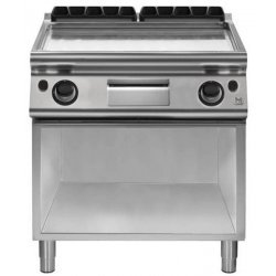 Plancha a gas lisa de base abierta EM 90/80 FTGS